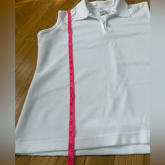 Lady fairway white quarter zip tank - Picture 7 of 7